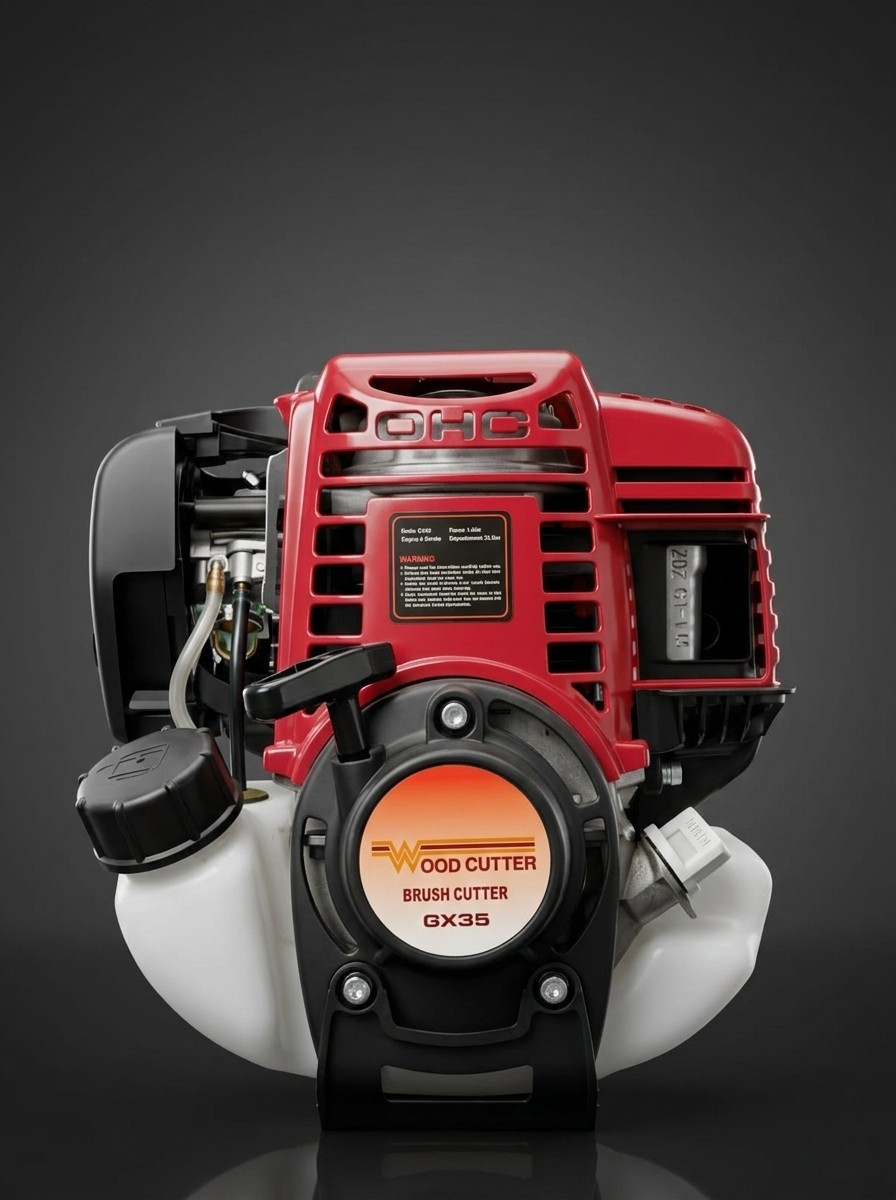 Side Pack Wood Cutter Brush Cutter – 35cc 4 Stroke Petrol Engine